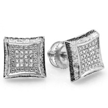 Hot Sales 925 Sterling Silver Stud Earrings Micro Pave Jewelry
